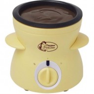  Fondue de ciocolată retro  marca BESTRON Sweet Dreams 25 Watt ,Galben, DCM043