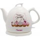 Fierbător ceramic / Ceainic  marca BESTRON Retro Sweet Dreams 0,8 litri Aprox. 1800W, DTP800SD