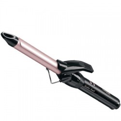 Ondulator BaByliss ProSmall C319E, 180 grade, Invelis ceramic, 19 mm, Negru