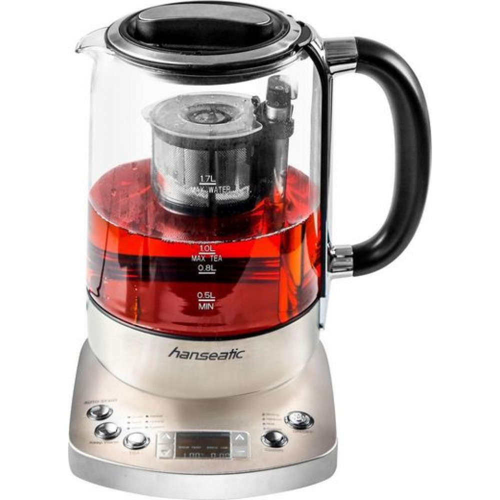 Infuzor automat ceai HANSEATIC  cod 97797956, 2200 W, 1,7 L, afișaj digital al temperaturii