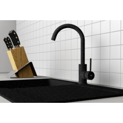 Baterie pentru bucătărie serie AXE 33  BLACK  , design premium