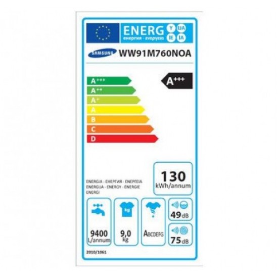 Mașina de spălat rufe marca SAMSUNG WW91M760NOA/EG 